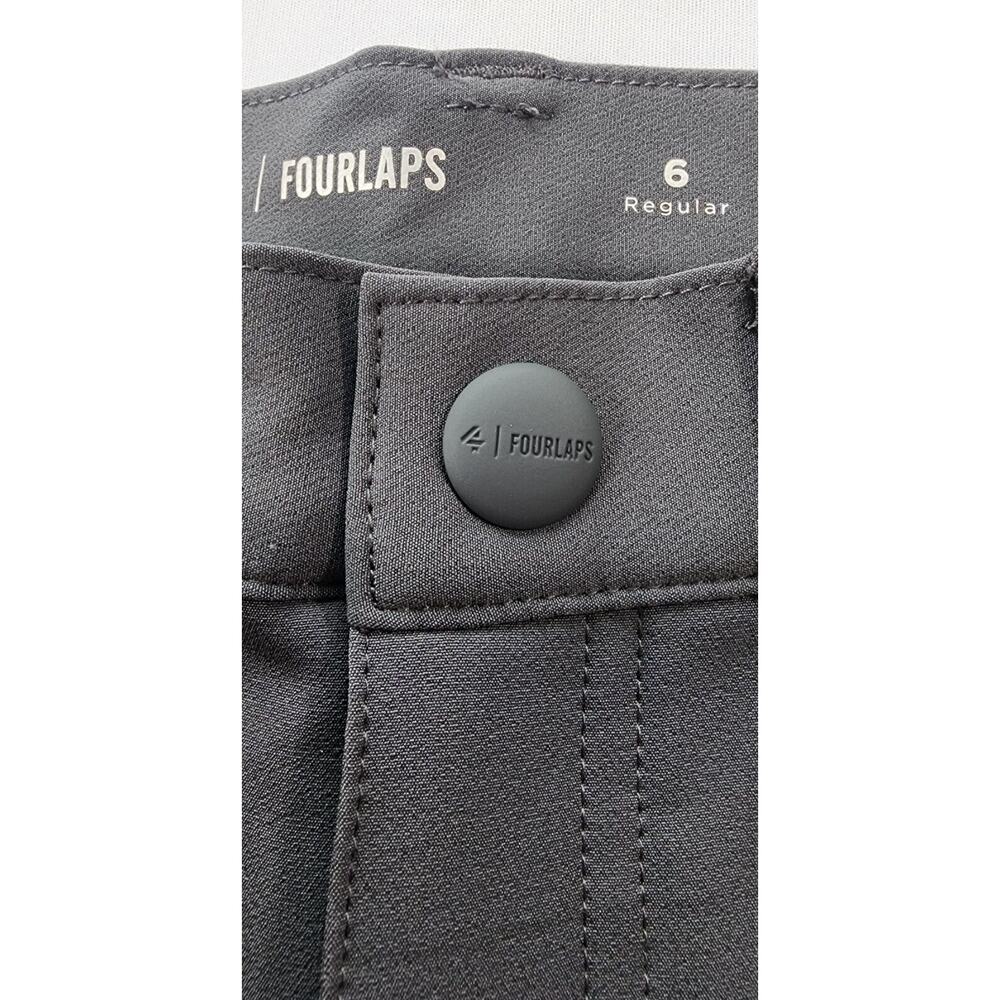 Fourlaps Pants Womens Slim Fit 6 Grey Graphite Evolve Active Water Repellent - Picture 15 of 16